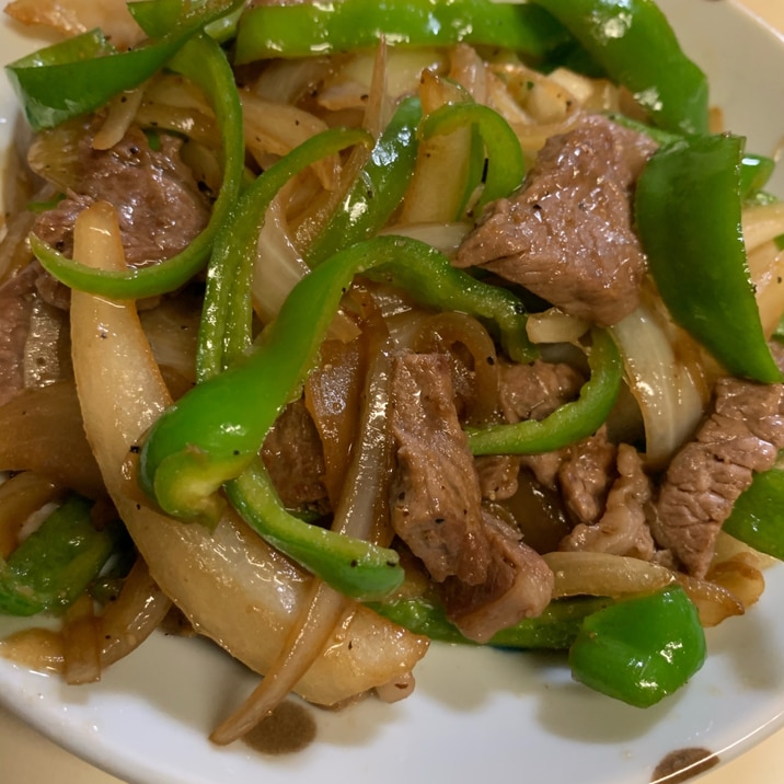 牛バラ肉とたっぷり野菜の炒め物